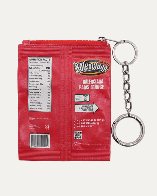 Leather Chips Bag Pouch