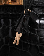 Shiny Porosus Crocodile Birkin 35
