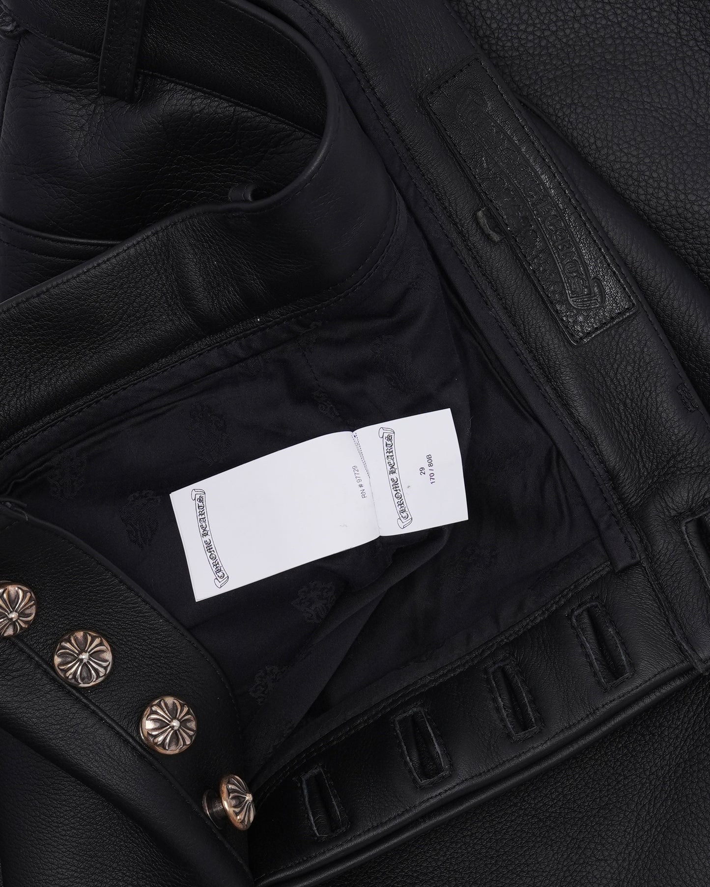 Fleur Knee Leather Pants
