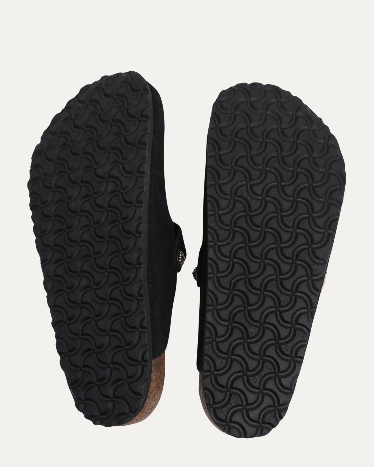 Dagger Embellished Birkenstock Boston Suede Mule