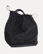 Cross Patch Leather Tote Bag