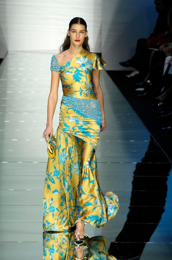 SS 2006 Embellished Silk Gown