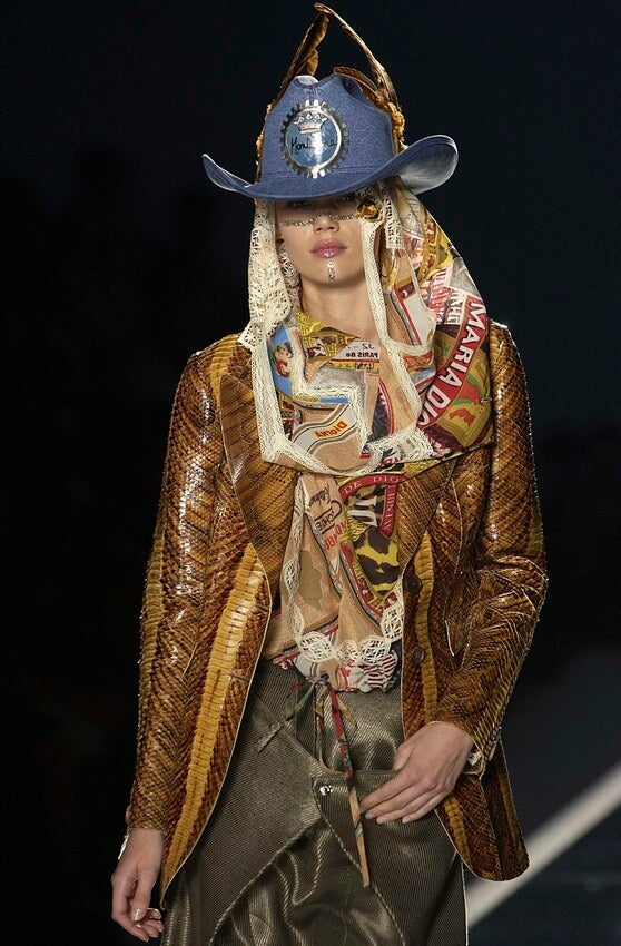 SS 2002 "Cuban Cigar" Print Top