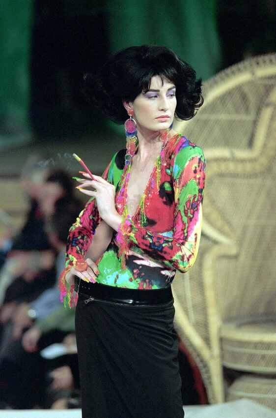 SS 2000 Psychedelic Print Bodysuit