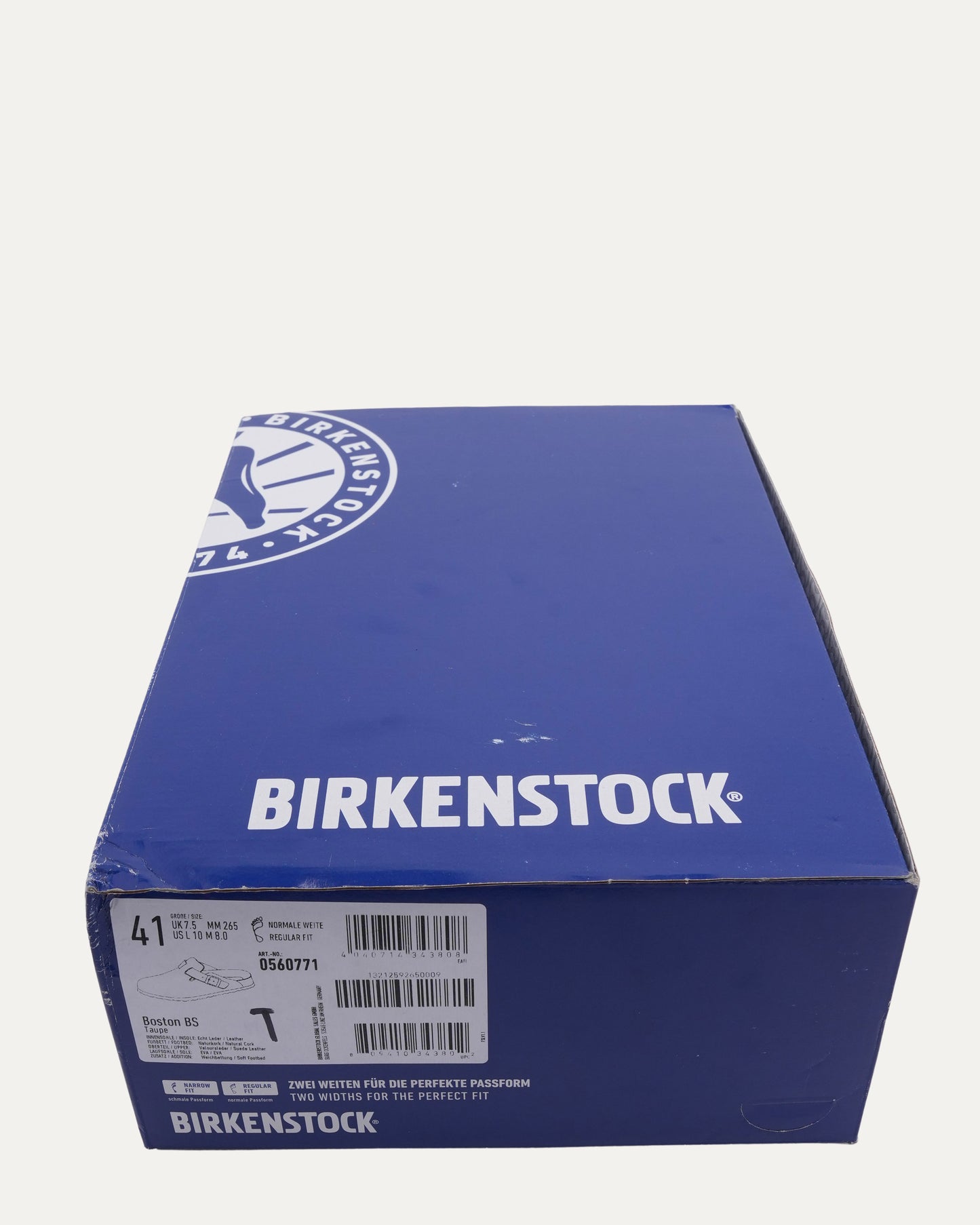 Dagger Embellished Birkenstock Boston Suede Mule