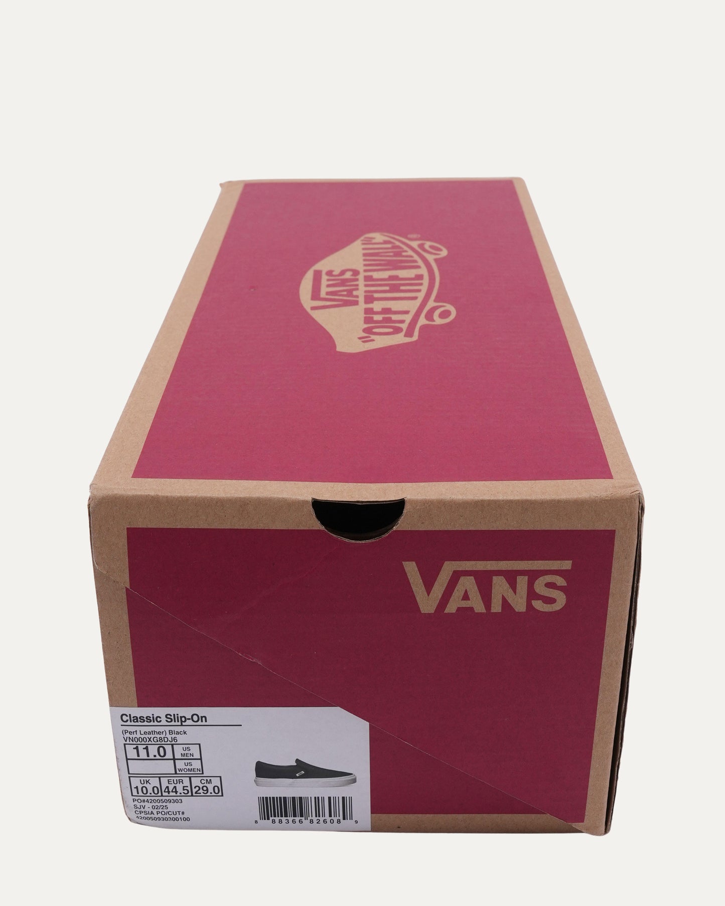 Dagger Embellished Vans Perforated Slip On Sneakers