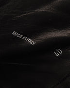 Rick Owens Blistered Leather Spiral Zip Creeper Boots
