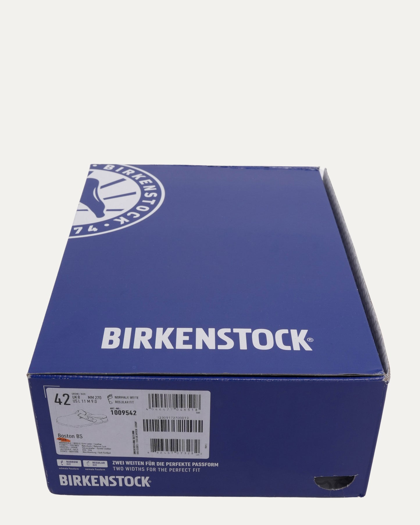 Dagger Embellished Birkenstock Boston Suede Mule