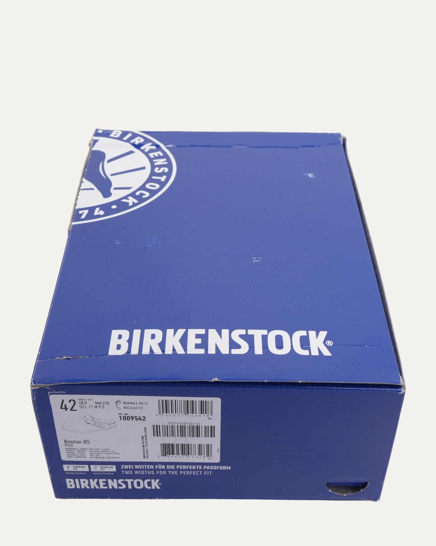 Cross Embellished Birkenstock Boston Suede Mule