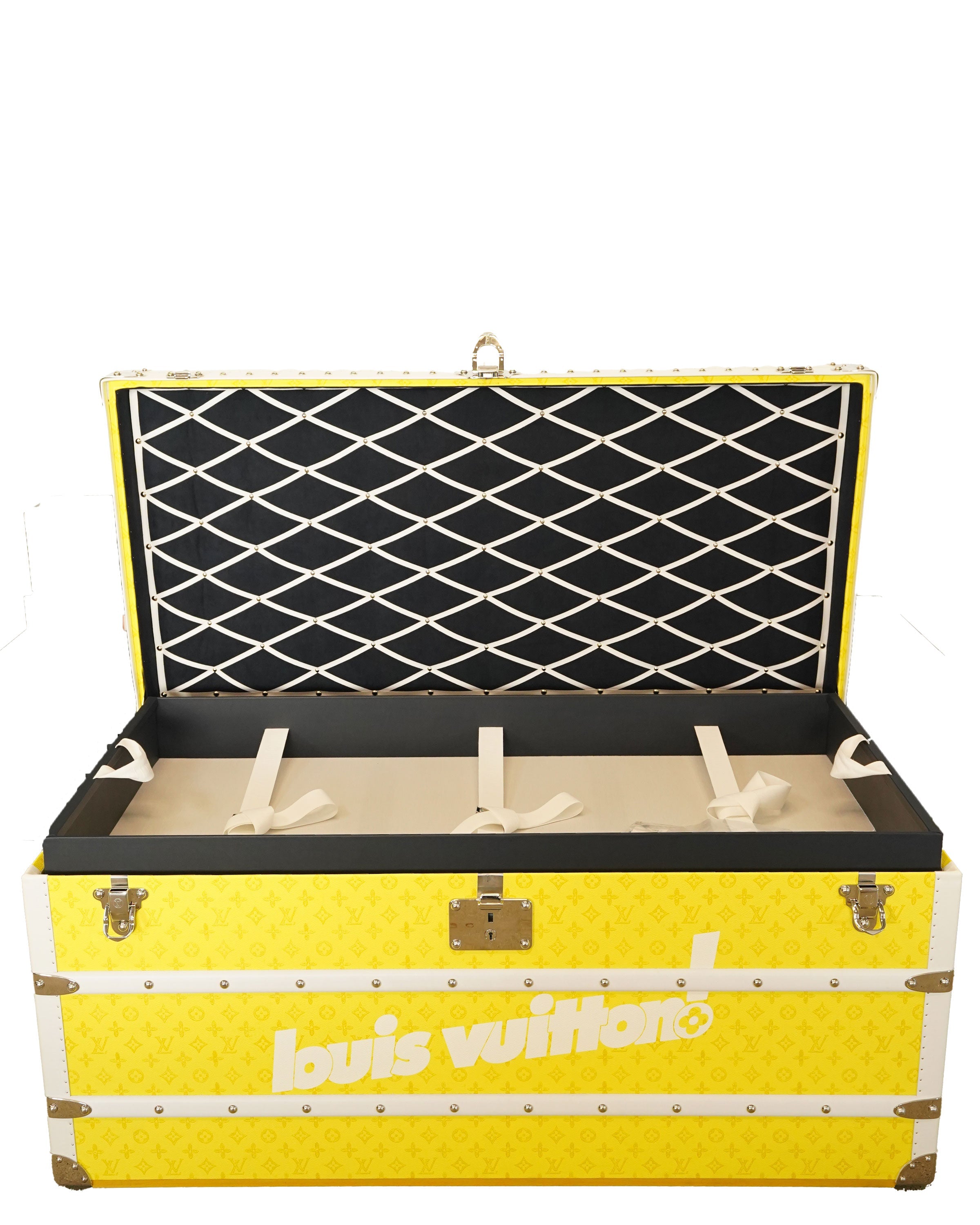 Limited Edition Yellow Steamer Trunk by Virgil Abloh (2021)