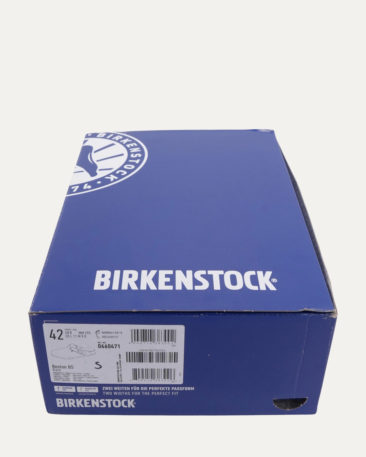 Dagger Embellished Birkenstock Boston Suede Mule