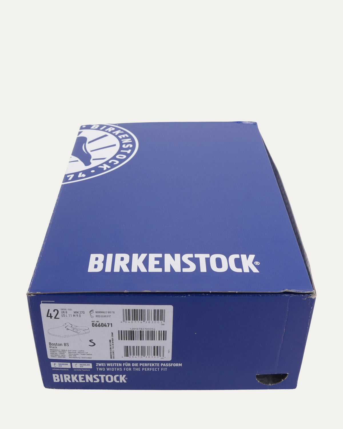 Dagger Embellished Birkenstock Boston Suede Mule