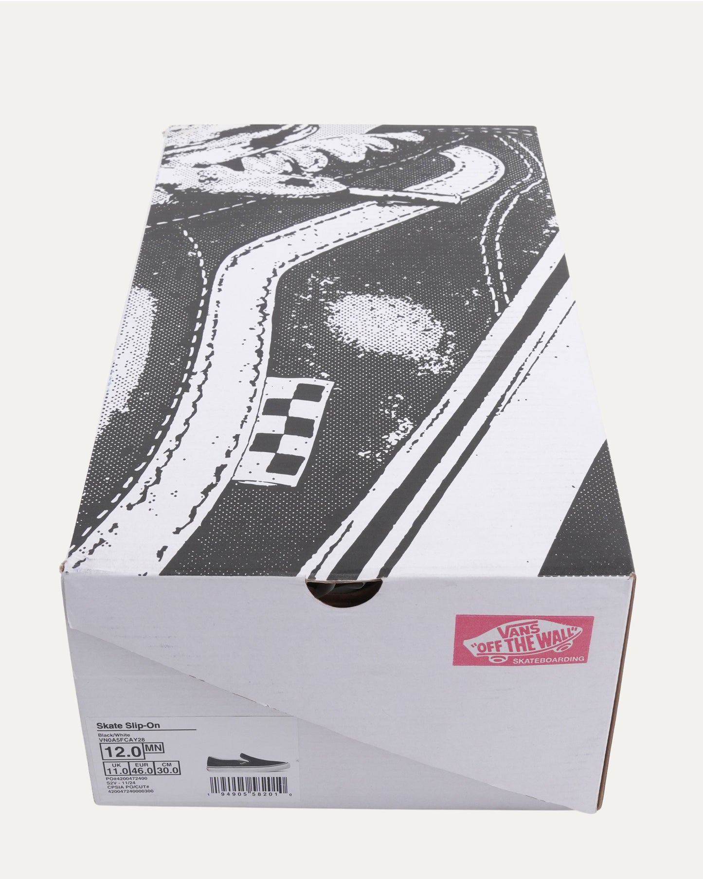 Dagger Embellished Vans Suede Skate Slip-On Sneakers