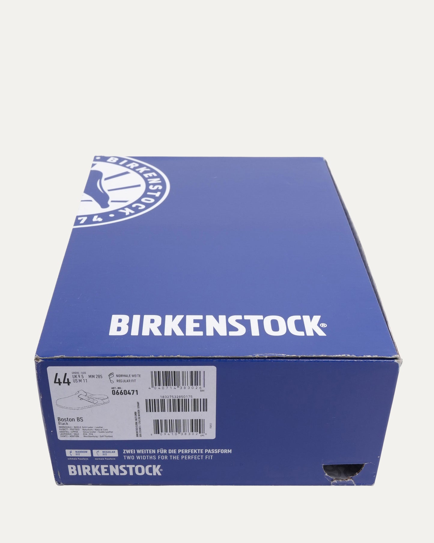 Dagger Embellished Birkenstock Boston Suede Mule