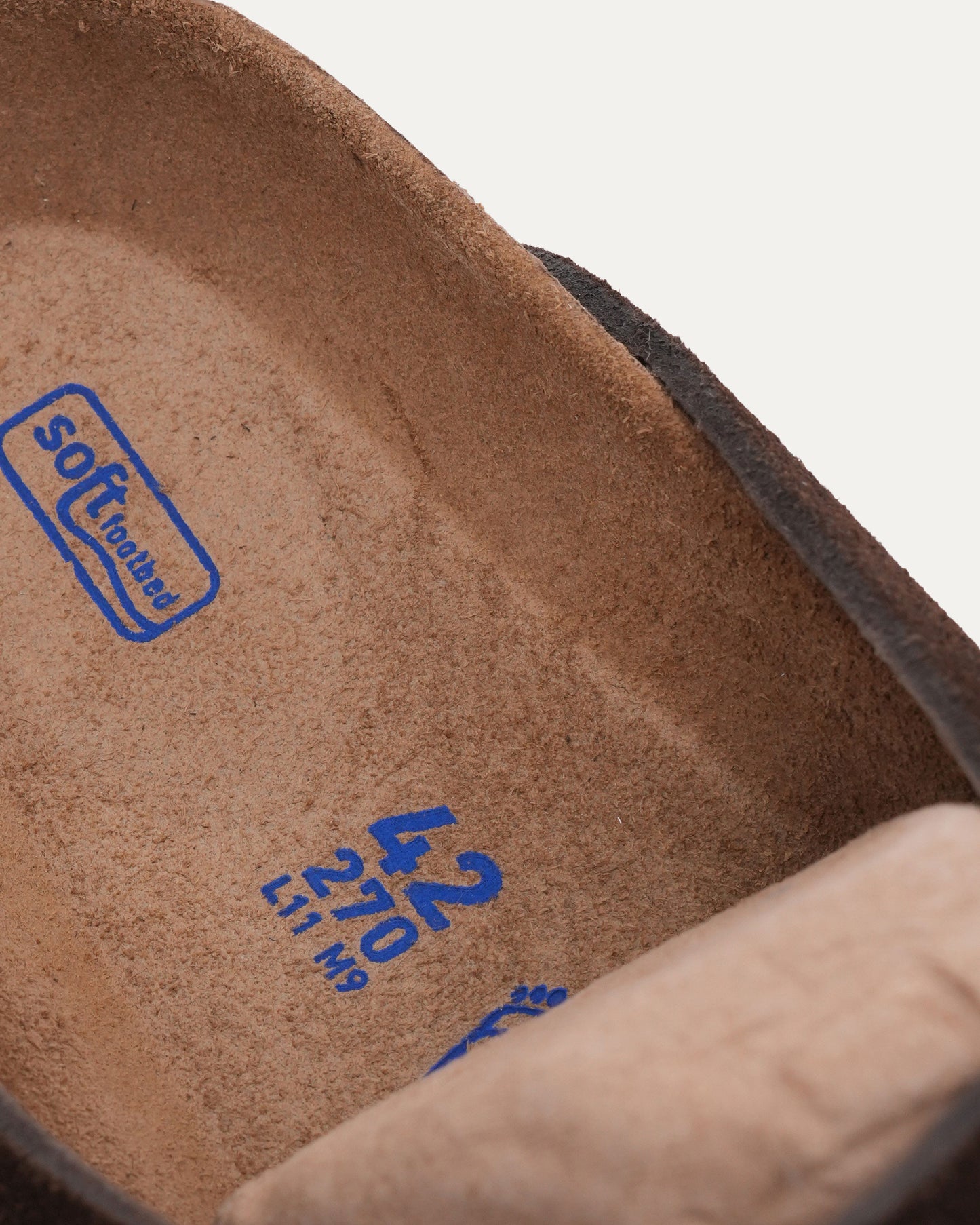 Dagger Embellished Birkenstock Boston Suede Mule
