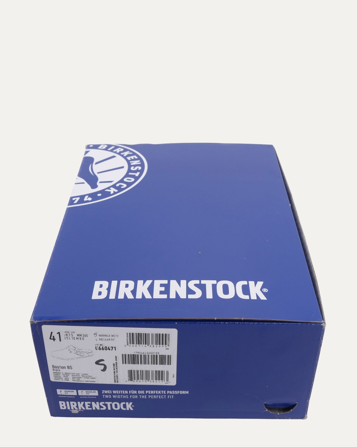 Dagger Embellished Birkenstock Boston Suede Mule
