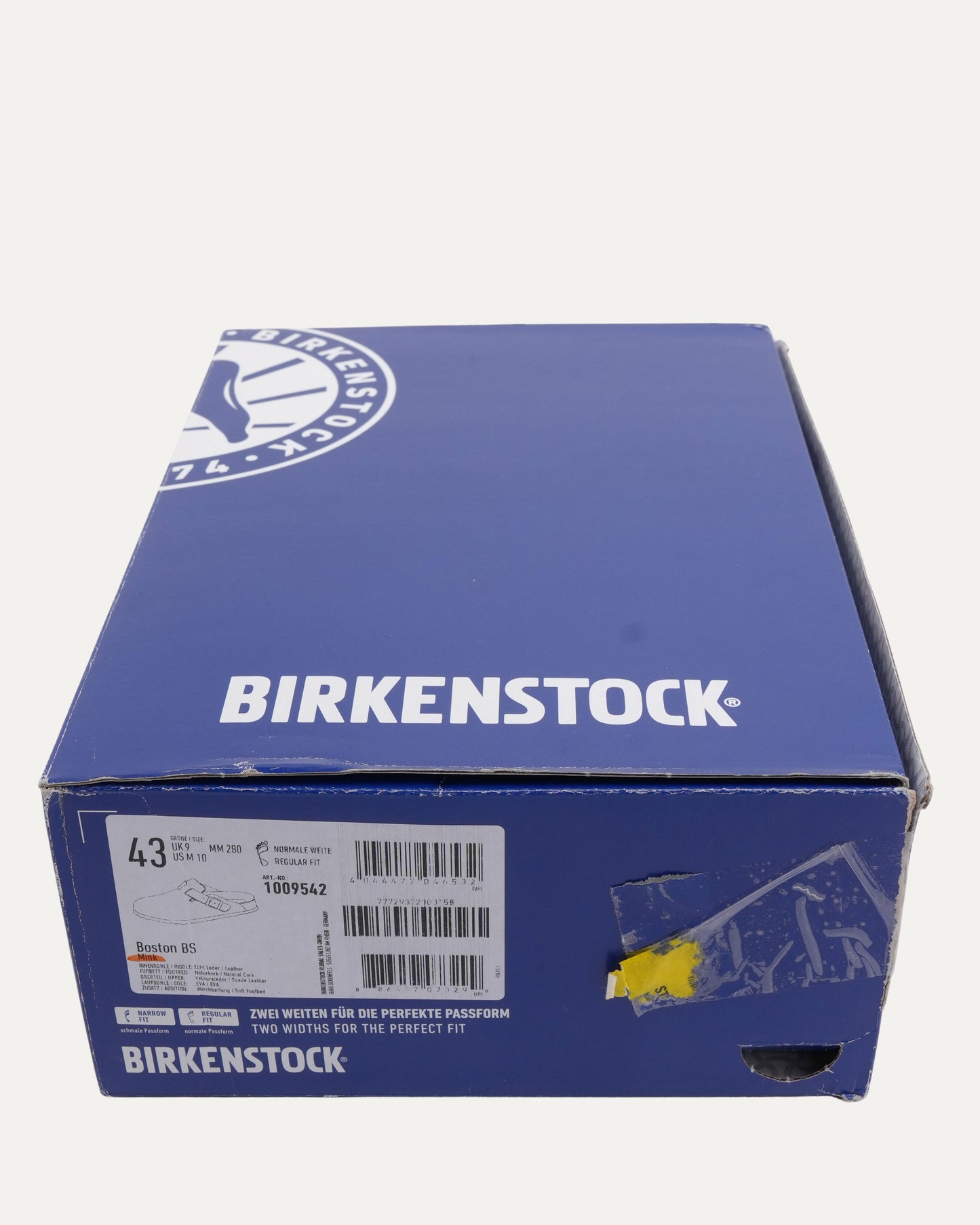 Dagger Embellished Birkenstock Boston Suede Mule