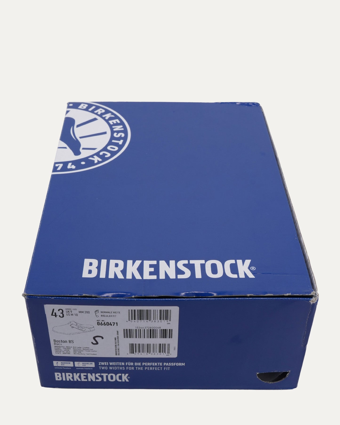 Dagger Embellished Birkenstock Boston Suede Mule