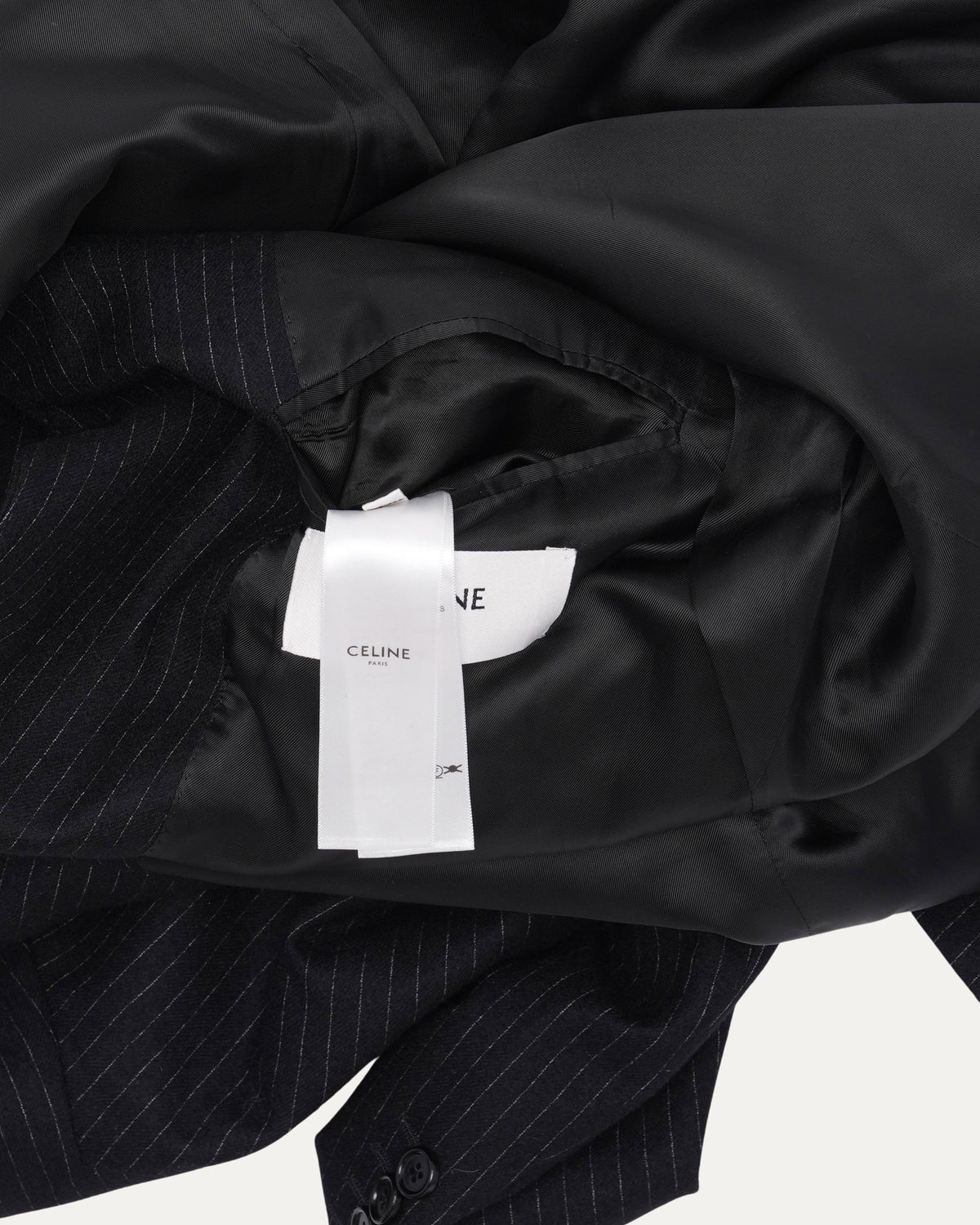 Pinstripe Inverse Lapel Suit
