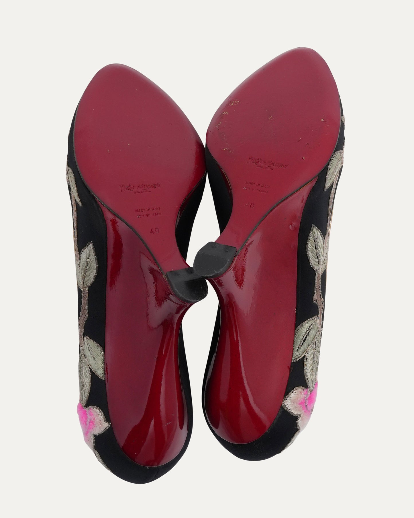 Tom Ford Era FW 2004 Embroidered Chinoiserie Heels