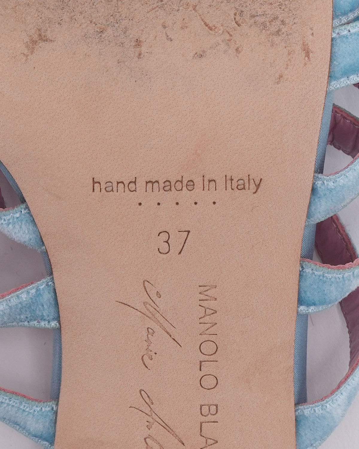 "Marie Antoinette" Collection Blue Heels