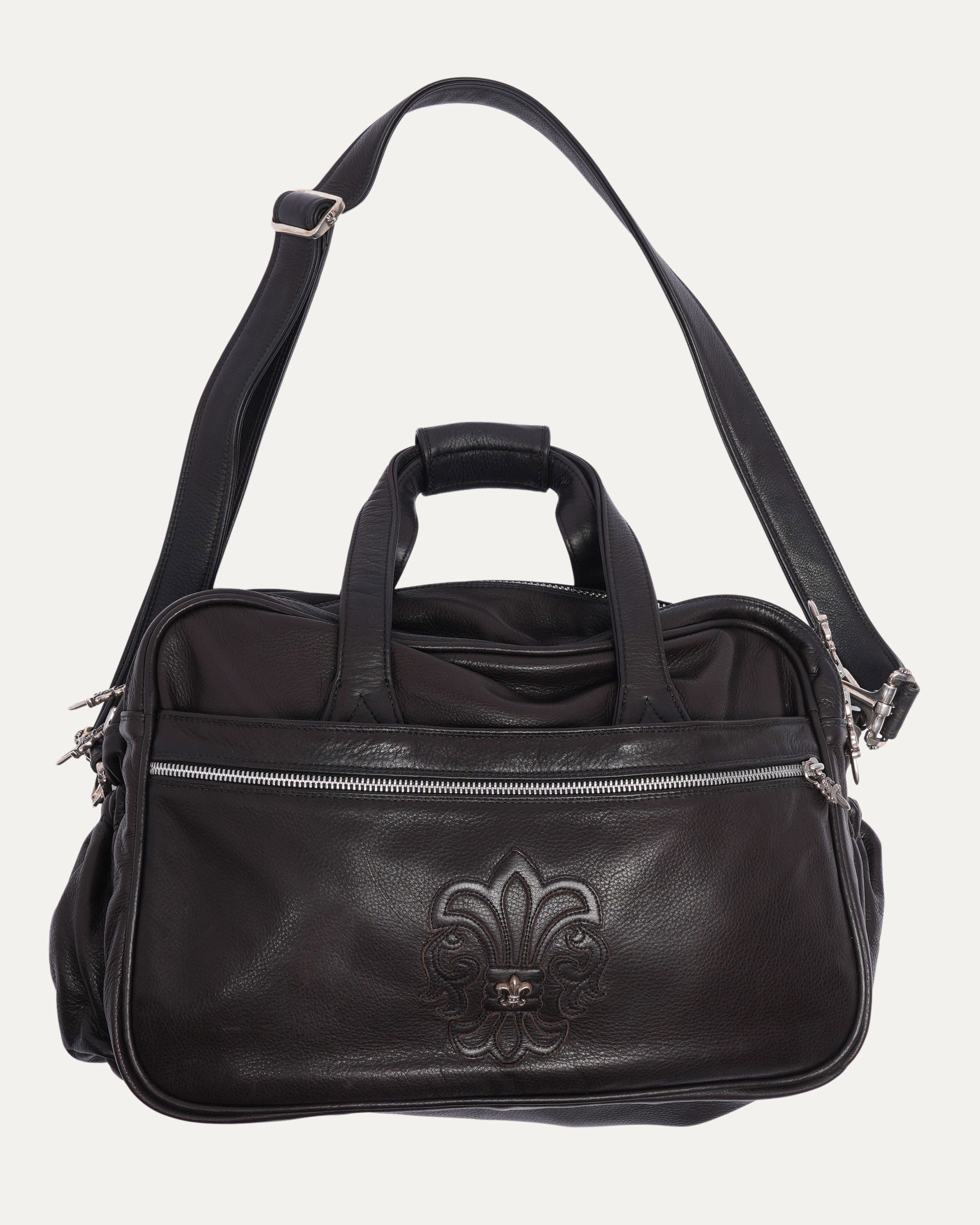 Fleur Leather Diaper Bag