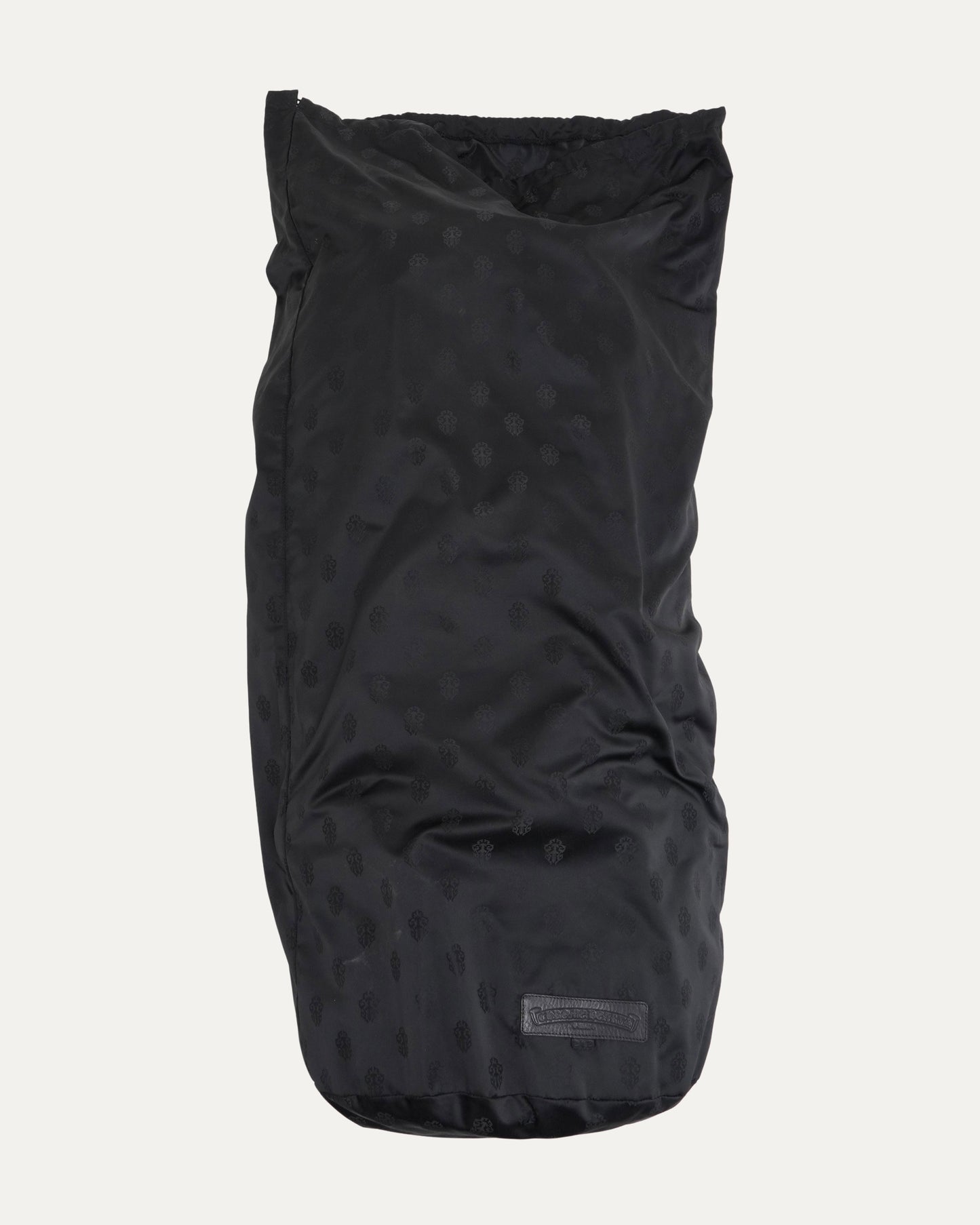 Leather Cross Patch Duffle Bag