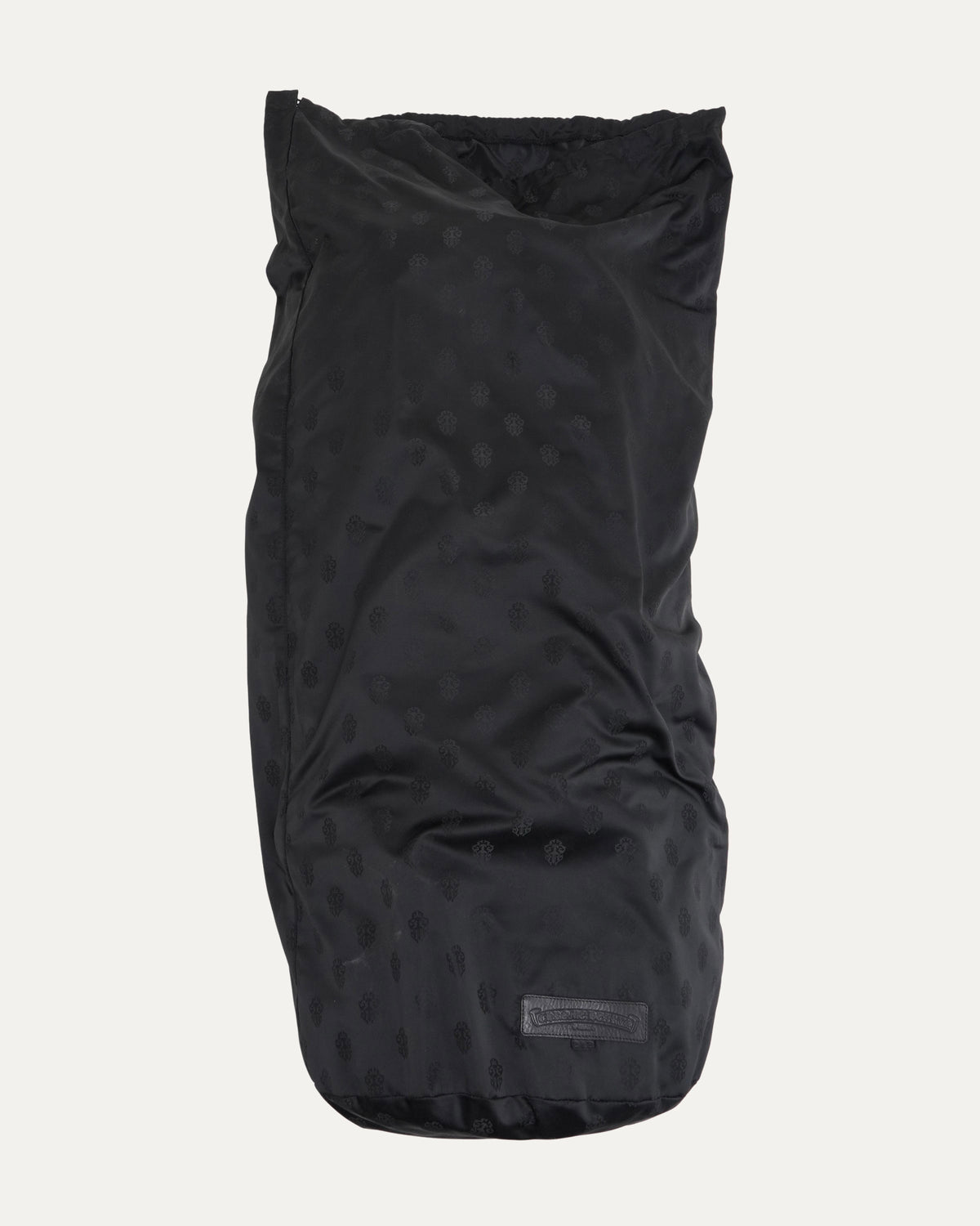 Leather Cross Patch Duffle Bag