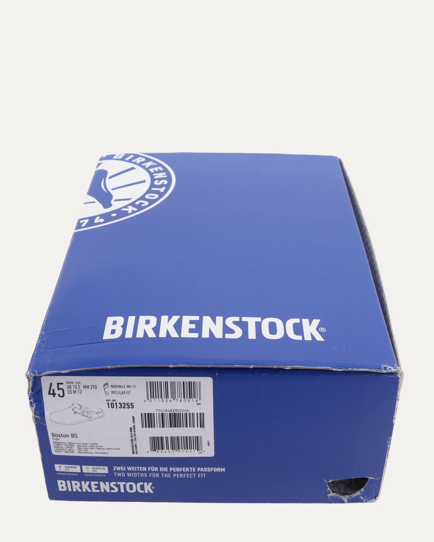 Dagger Embellished Birkenstock Boston Oiled Leather Mule
