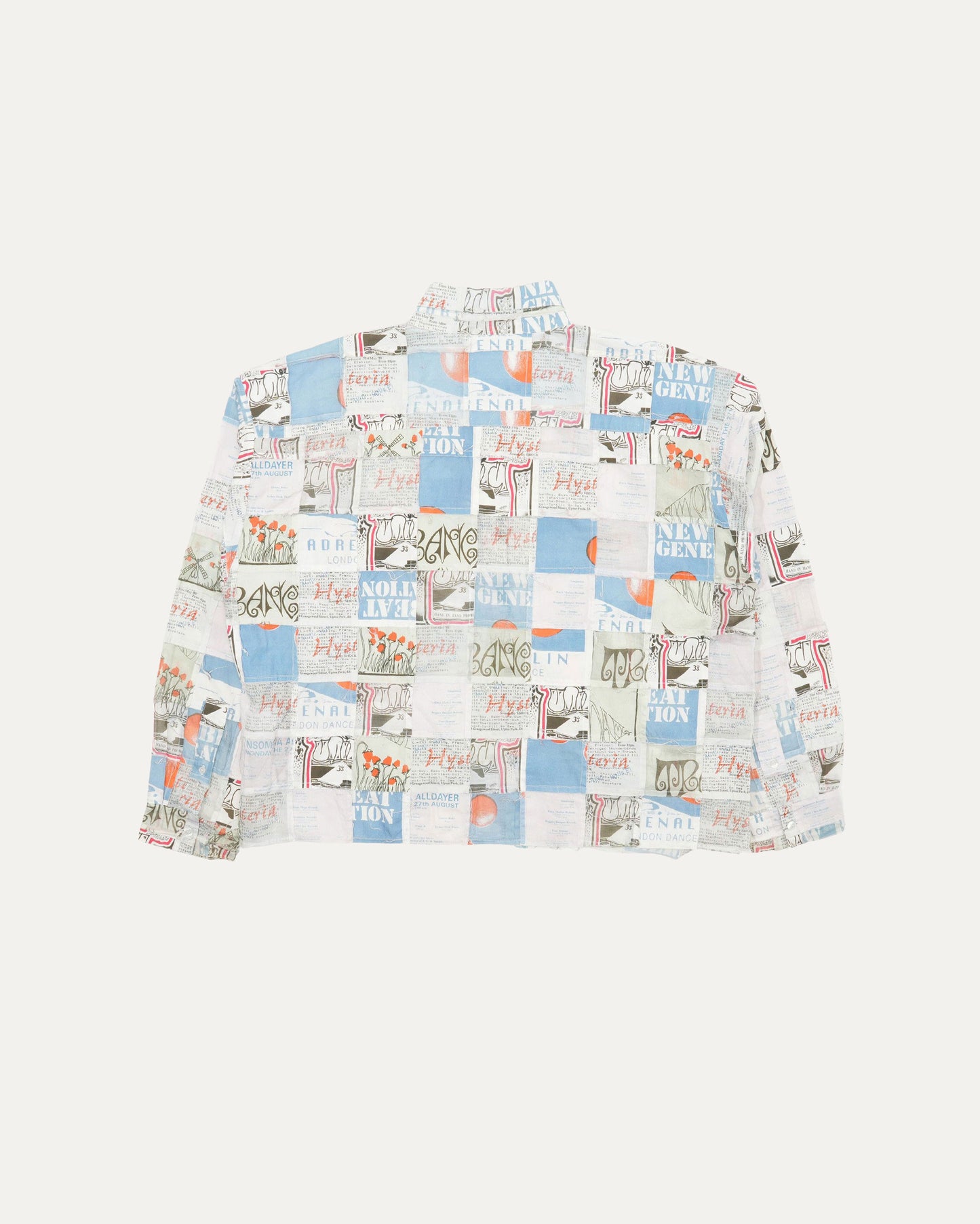 Newspaper Patchwork Shirt