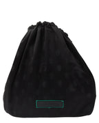 Leather Fleur Cross Patch Bowling Bag