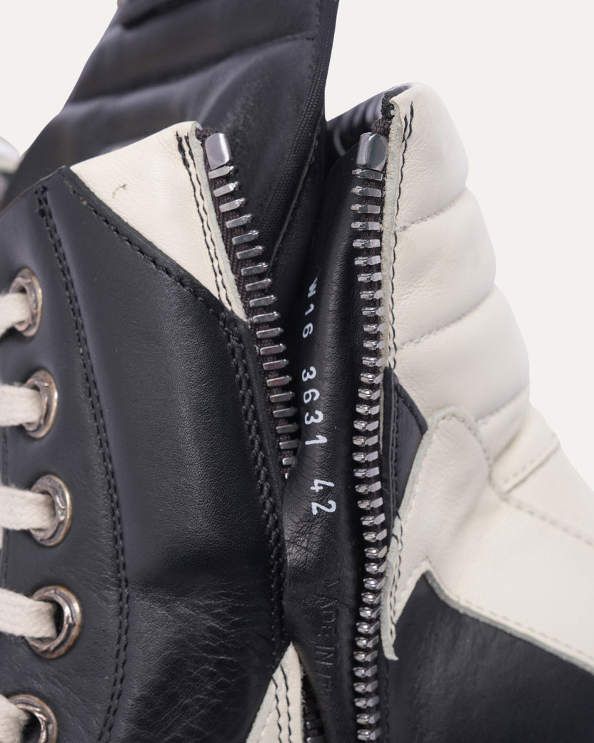 Rick Owens Silver Embellished Geobaskets