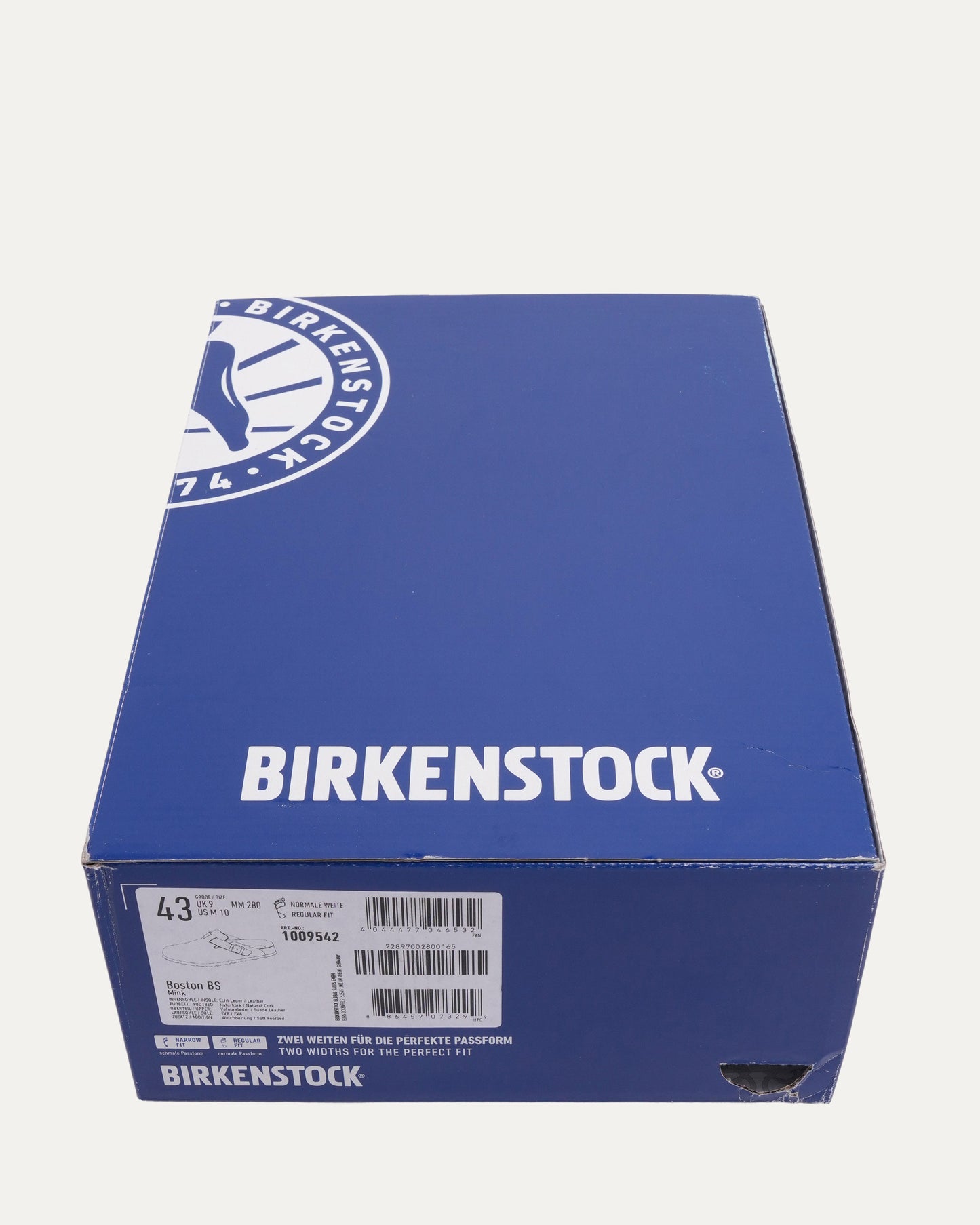 Cross Embellished Birkenstock Boston Suede Mule