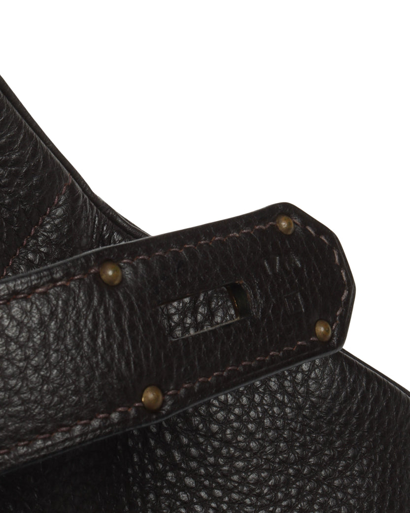 HAC 50 Birkin Clemence Leather Ebene (2002)