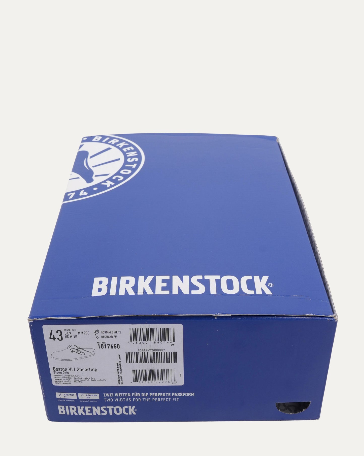 Dagger Embellished Birkenstock Boston Shearling Lined Suede Mule