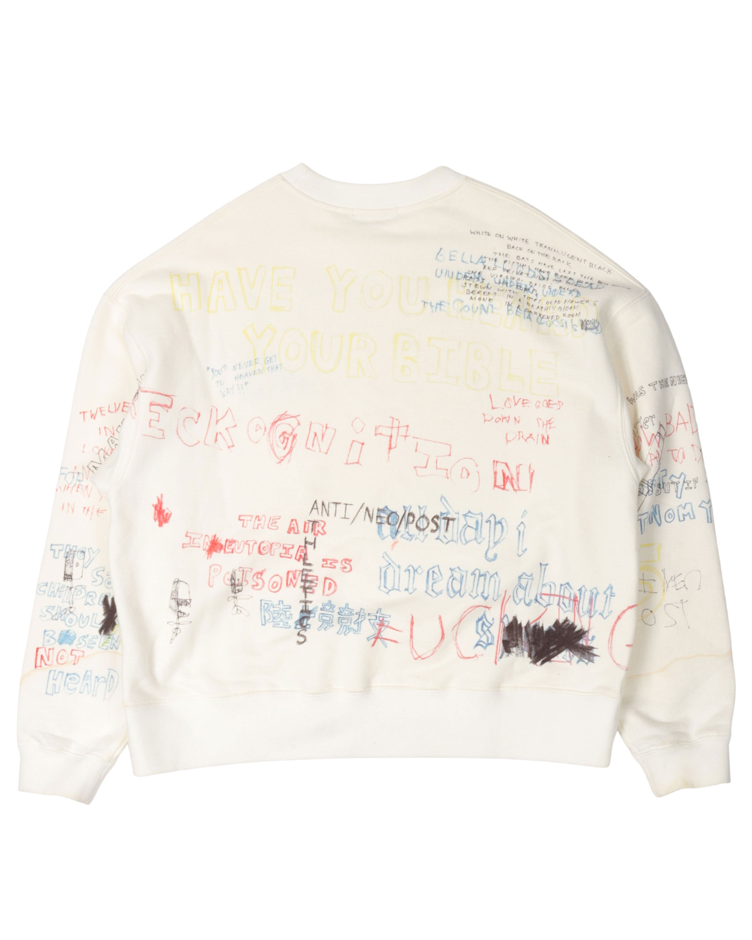 Yeezy Season 5 Adidas Scribble Sweatshirt