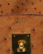 Cognac Ostrich Birkin 30