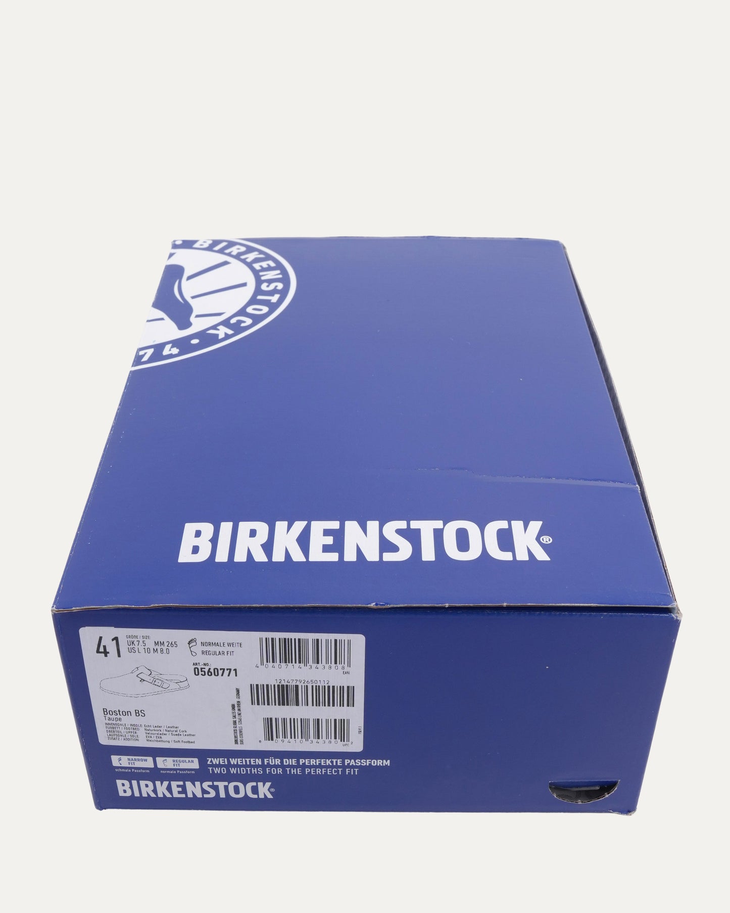 Cross Embellished Birkenstock Boston Suede Mule