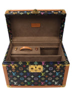 Takashi Murakami Black Monogram Multicolor Canvas Boite Pharmacie