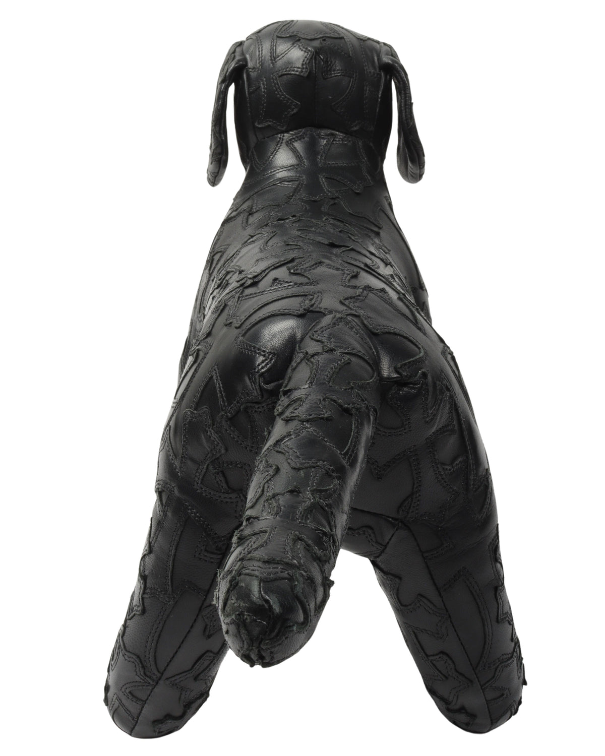 Leather Cross Patch Dog