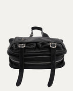 Silver Embellished Cross Patch Messenger Bag