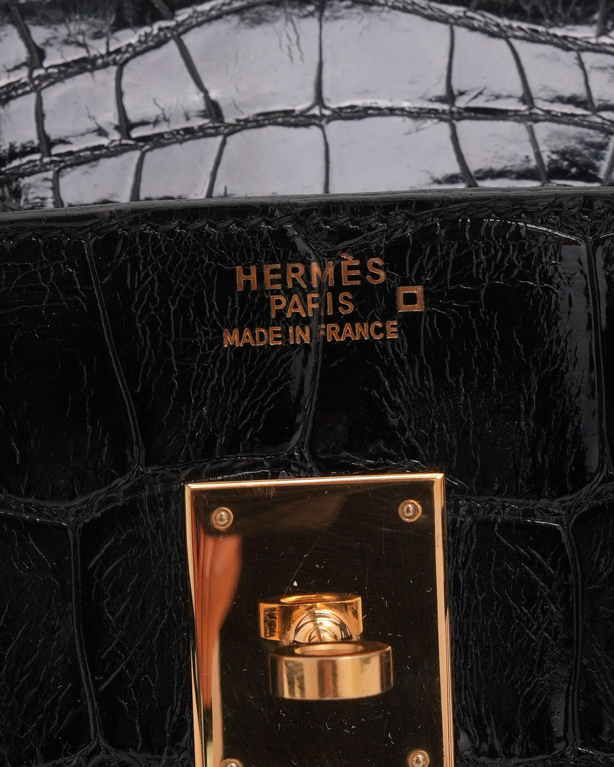Shiny Porosus Crocodile Birkin 35