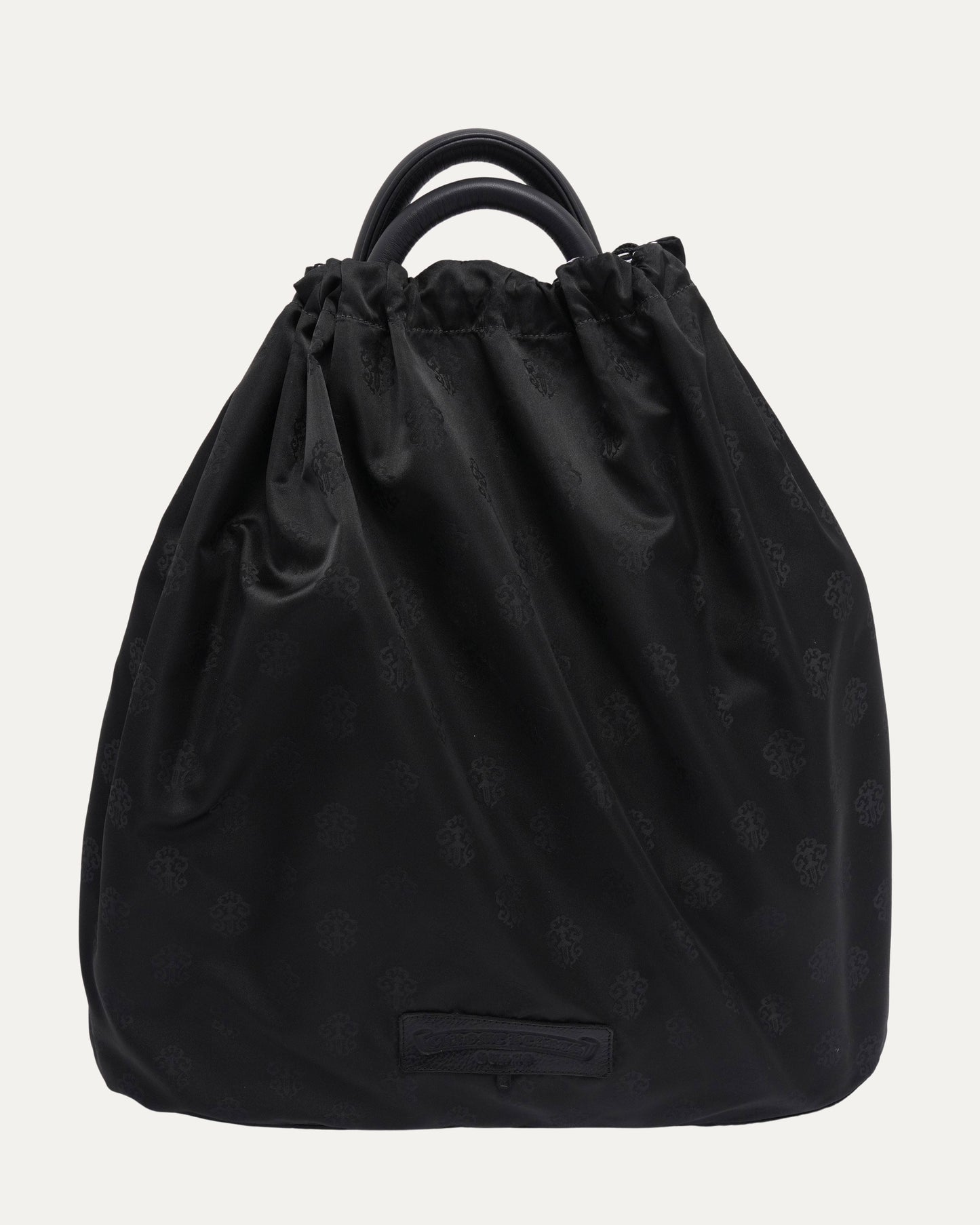 Filigree Cross Embellished Slouchy Mo Bag