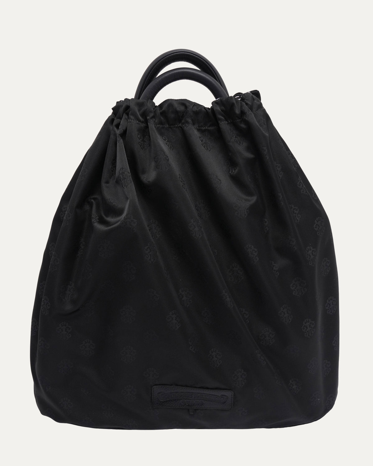 Filigree Cross Embellished Slouchy Mo Bag