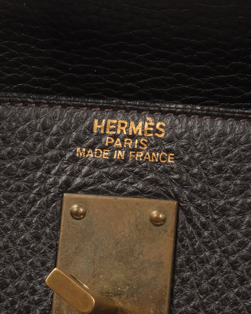 HAC 50 Birkin Clemence Leather Ebene (2002)