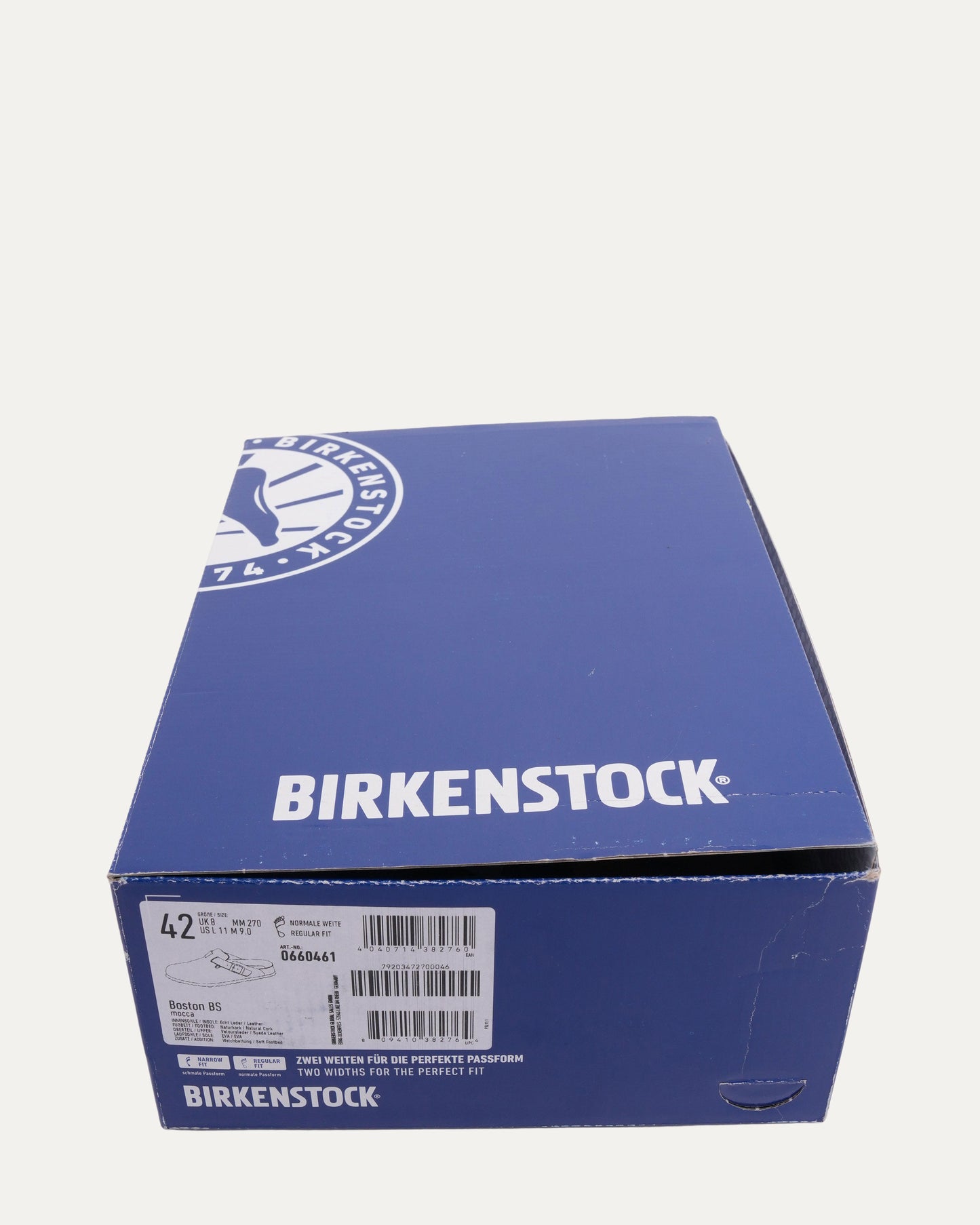 Dagger Embellished Birkenstock Boston Suede Mule
