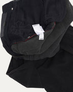 Flared Moleskin Cross Patch Pants