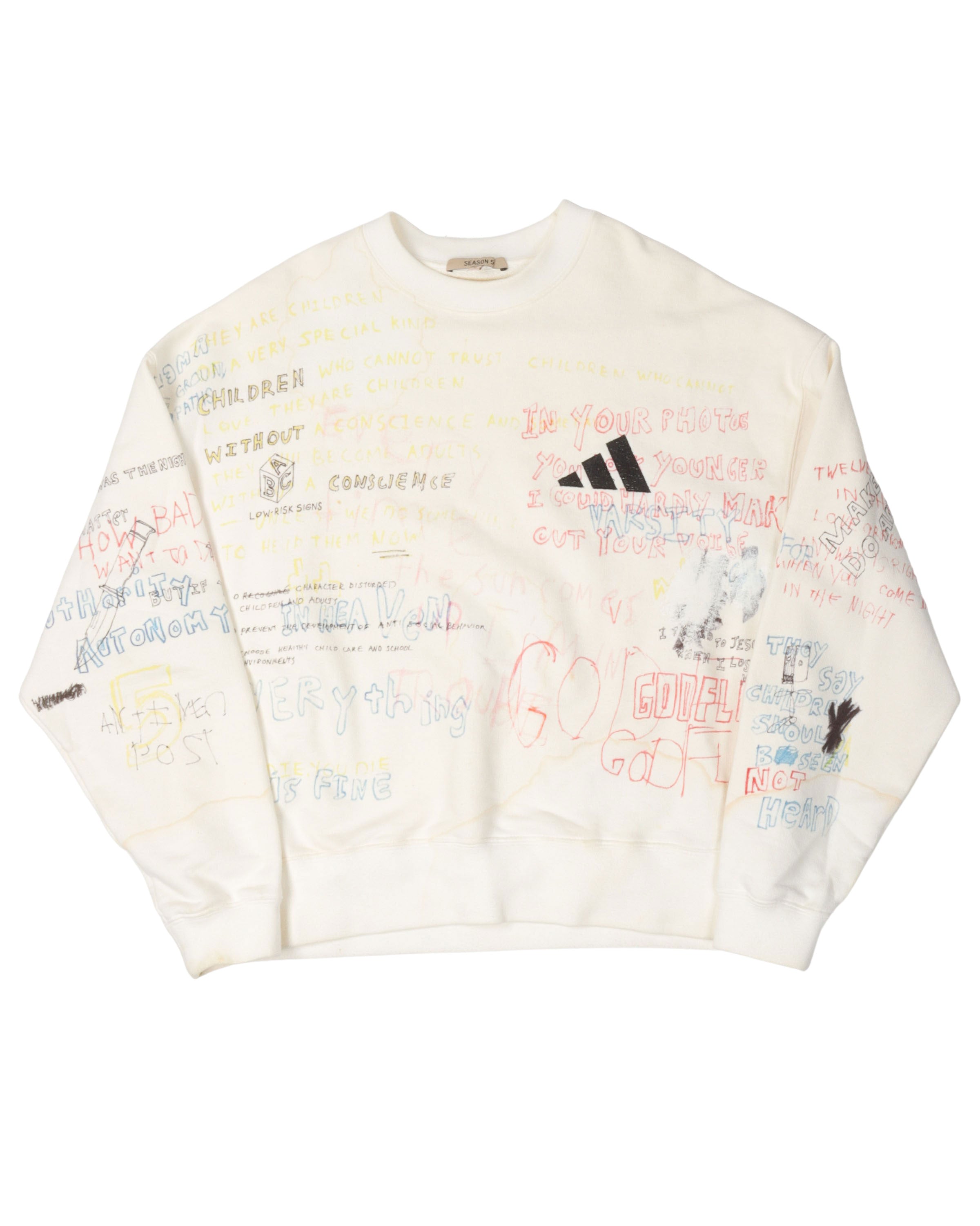 Season 5 Adidas Scribble Sweatshirt