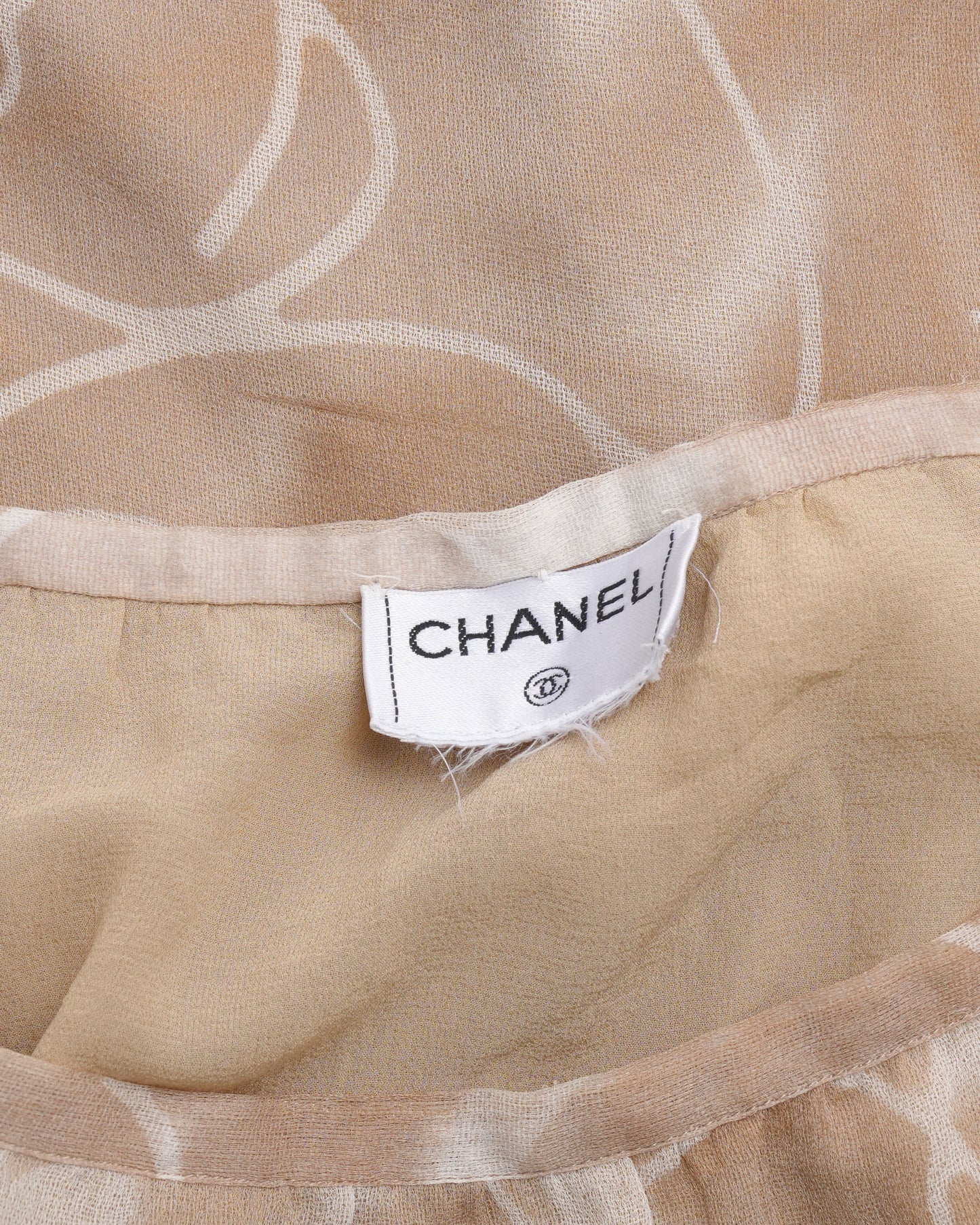 SS 1999 Camellia Print Skirt