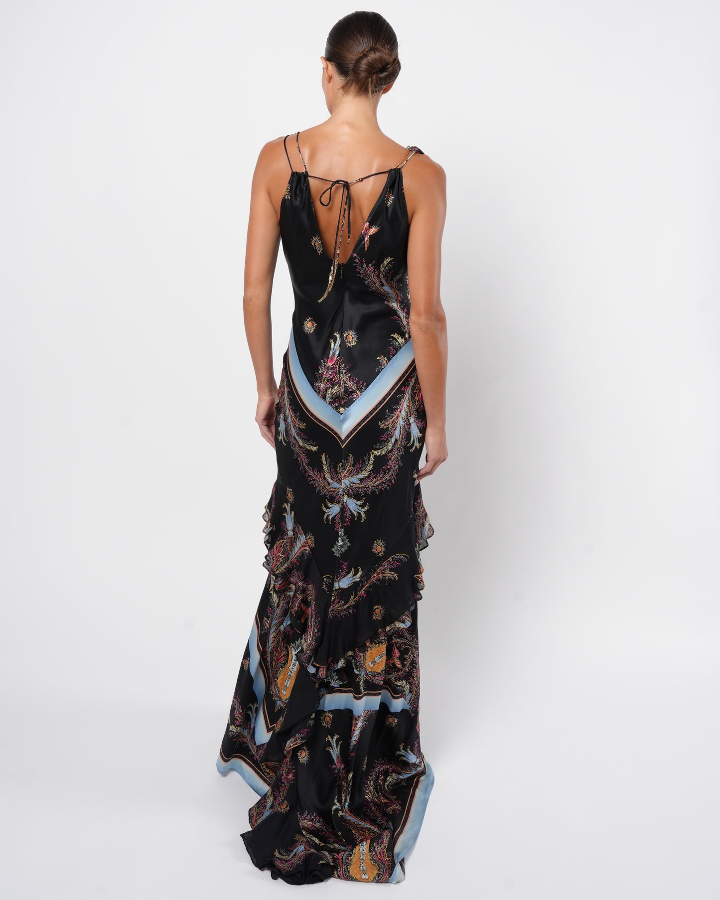 SS 2004 Silk Gown With Train